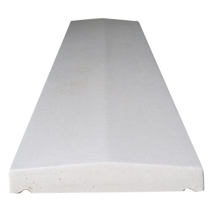 Couvre-Mur Béton H.4.5 X L.100 X P.25 Cm | Leroy Merlin destiné Chapeau De Cheminée Beton Leroy Merlin