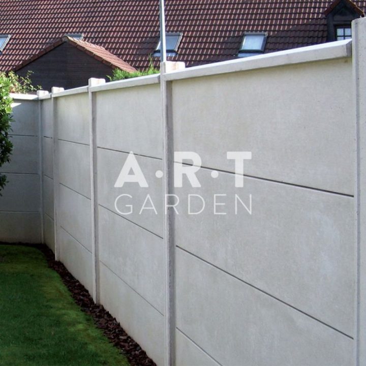 Couvre Plaque Cloture Beton 192 Cm tout Plaque Béton Clôture Bricomarché