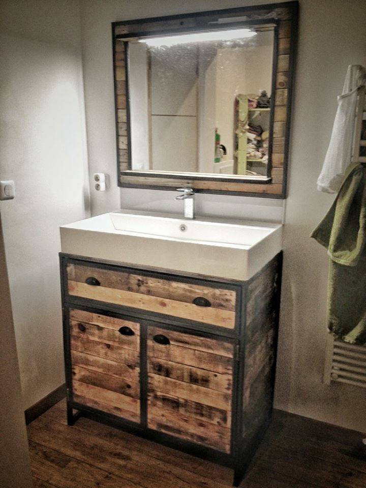 Création De Meuble Sous Vasque En Acier Et Bois Sur Mesure à Fabriquer Un Meuble Sous Vasque Création De Meuble Sous Vasque En Acier Et Bois Sur Mesure à Fabriquer Un Meuble Sous Vasque