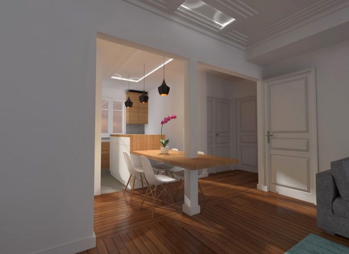 Cuisine Ouverte Sur Salon 30M2 Nouveau Formidable encequiconcerne Salon Cuisine Ouverte 30M2