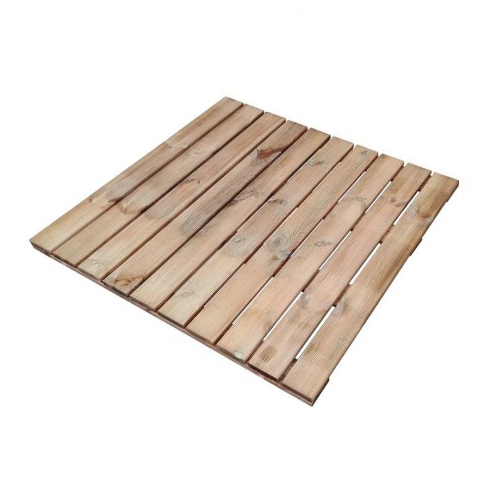 Dalle De Terrasse 100X100 Marron – Dalles Bois – Sol intérieur Brico Cash Abri De Jardin