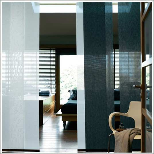 Deco Separation Piece, Panneaux Japonais, Voile, Id-Deco serapportantà Rideau De Séparation De Pièce Ikea