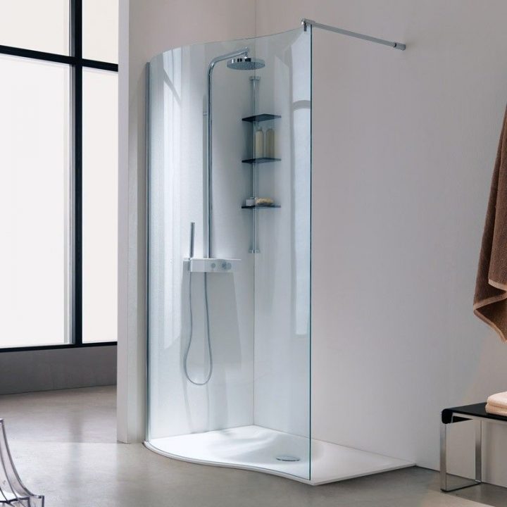 Douche – Paroi De Douche Fixe | Masalledebain à Paroi De Douche 60 Cm Avec Rabat