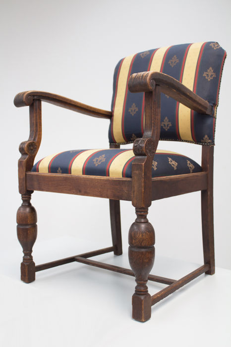 Einzelstück – Fauteuil, Prachtige Antieke Fauteuil – Hout encequiconcerne Crack Fauteuil