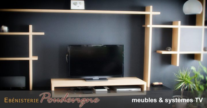 Elevateur Pour Ecran Plat & Meuble Tv Sur Mesure | Paris concernant Meuble Tv Élévateur