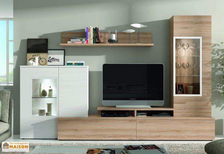 Ensemble Meuble Tv Design Mural Dublin 300X195Cm – Ramis concernant Ensemble Meubles Salon Ensemble Meuble Tv Design Mural Dublin 300X195Cm – Ramis concernant Ensemble Meubles Salon