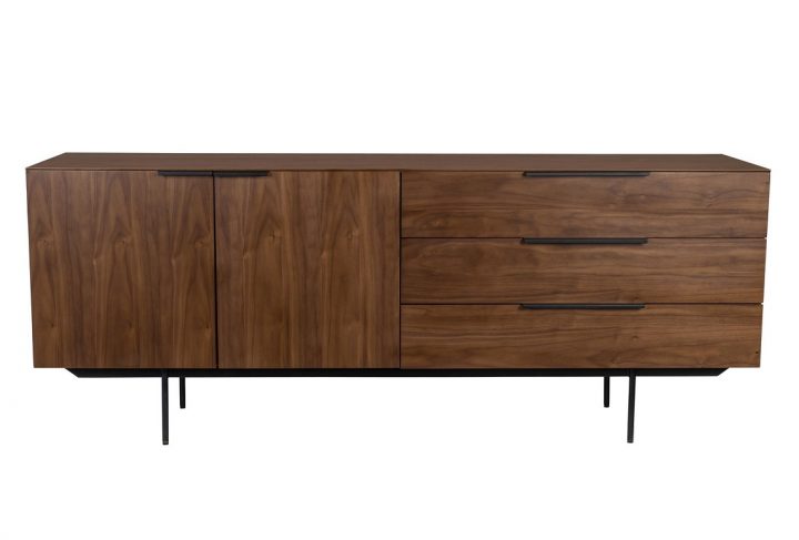 Ensemble Salon Vitrine Haute + Buffet 2 Portes + Meuble Tv avec But Meuble Tv Kastle