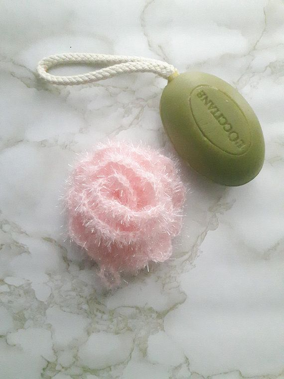 Éponge Tawashi Douche Bain Forme Fleur Au Crochet, Zéro tout Eponge Douche