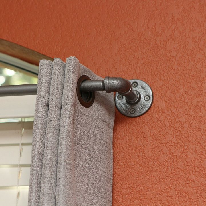 Extra Long Industrial Chic Curtain Rod (167"-236 intérieur Tringle Rideau Industrielle Extra Long Industrial Chic Curtain Rod (167"-236 intérieur Tringle Rideau Industrielle