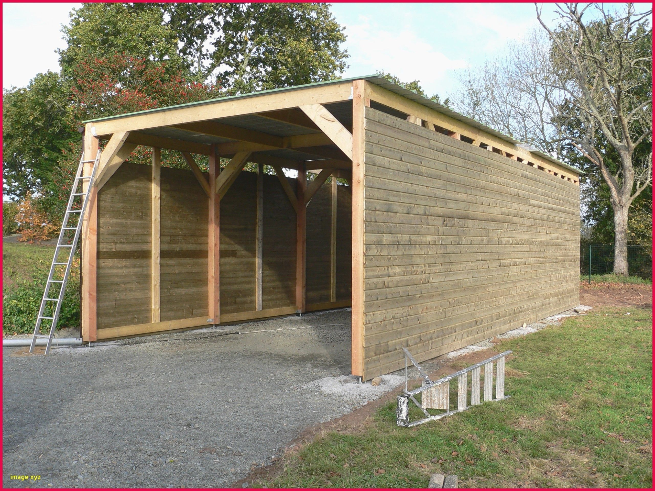 Fabriquer Son Garage En Bois Comment Construire Un intérieur Construire Un Abri Bois Soi-Même