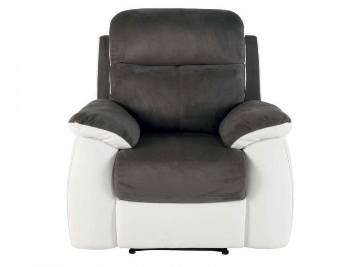 Fauteuil Relaxation White Coloris Gris/Blanc En Tissu/Pu pour Housse Pour Fauteuil Relax Conforama Fauteuil Relaxation White Coloris Gris/Blanc En Tissu/Pu pour Housse Pour Fauteuil Relax Conforama