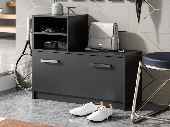 meuble d entrée noir