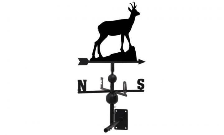 Girouette Chamois En Fer Forgé 106X47X47Cm – Achat/Vente à Girouette Decoration Jardin