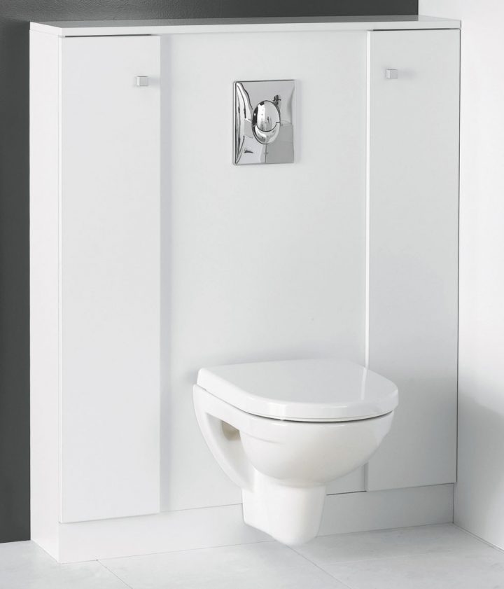 Habillage Wc Suspendu Geberit – Young Planneur pour Meuble Wc Suspendu Rangement Castorama