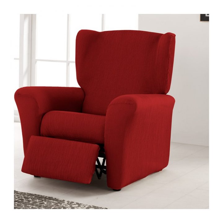 Housse Fauteuil Relax Extensible Bertille tout Housse Pour Fauteuil Relax Conforama
