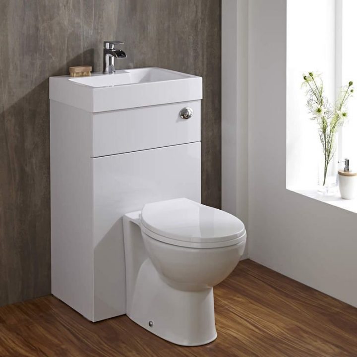 Hudson Reed – Toilette Wc Avec Lave Main Intégré – Design intérieur Toilette Et Lavabo Integre