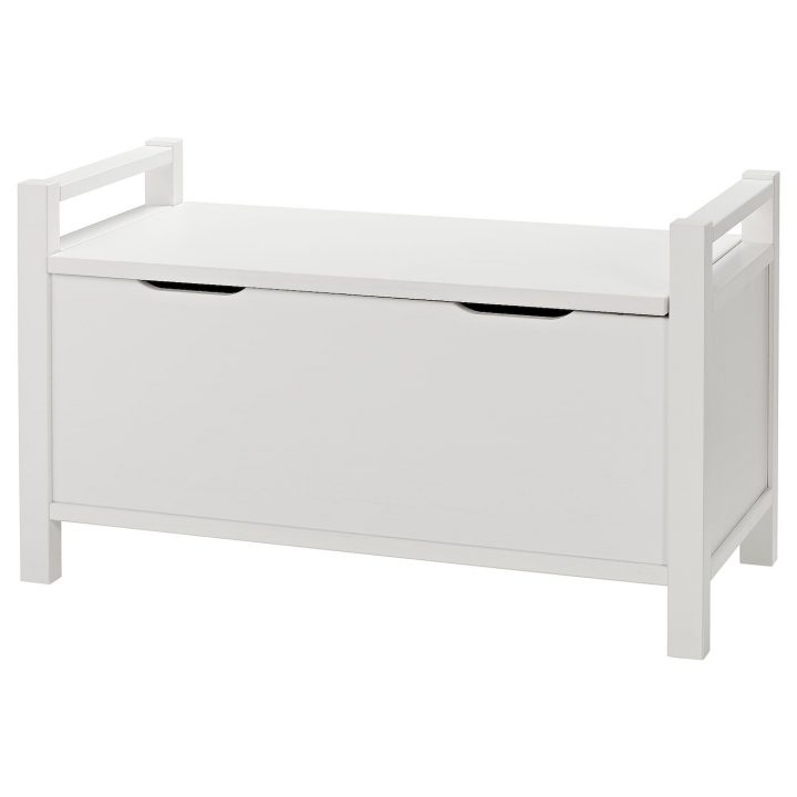 Ikea – Hemnes Banc-Coffre Teinté Blanc En 2020 | Banc encequiconcerne Coffre De Rangement Jardin Ikea