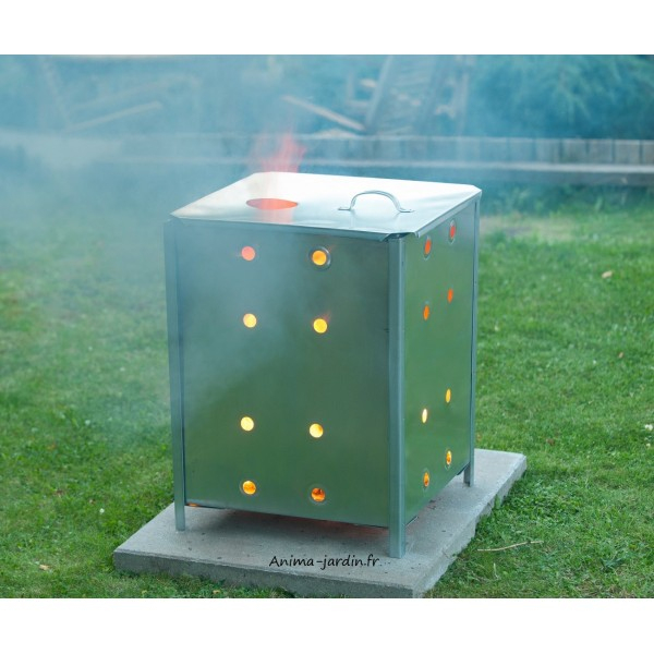 Incinérateur De Jardin, Brûleur De Déchets, Carré, Achat avec Incinérateur De Jardin 500 Litres