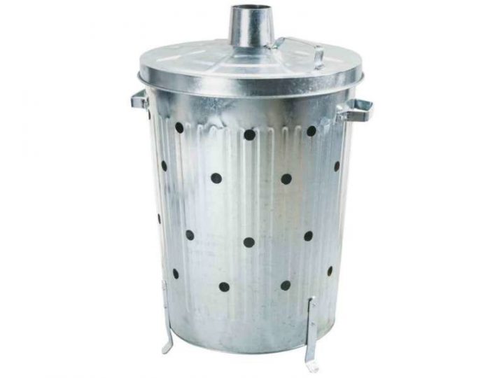 Incinérateur De Jardin Galvanisé Avec Pieds – Vente De à Incinérateur De Jardin 150 L