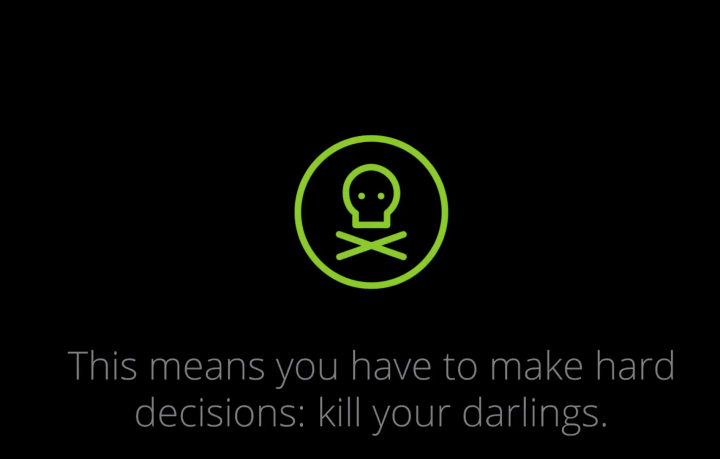 kill your darlings bedeutung