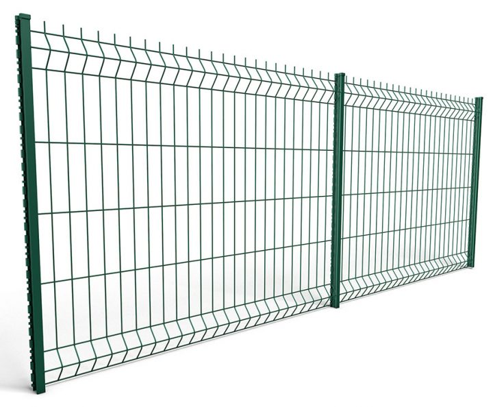 Kit 10 M Grillage Rigide – Maille 200 X 55 Mm – Vert avec Grillage À Poule Hauteur 2M Brico Dépôt