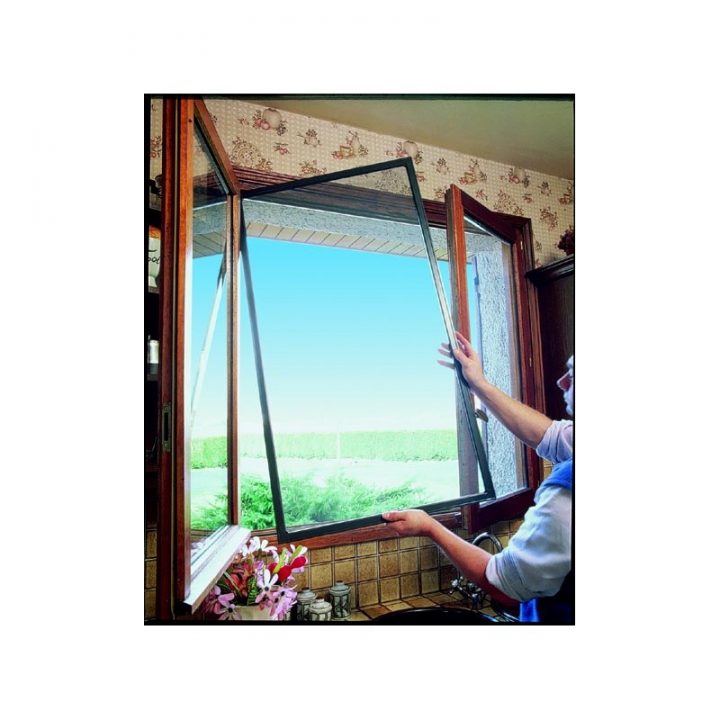 Kit Complet : Moustiquaire Cadre Fixe Alu L100 Cm X H100 concernant Moustiquaire En Buis Kit Complet : Moustiquaire Cadre Fixe Alu L100 Cm X H100 concernant Moustiquaire En Buis