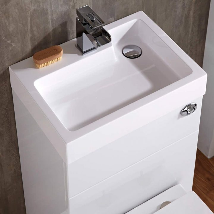 Lave Main Wc Gain De Place Linton serapportantà Toilette Et Lavabo Integre