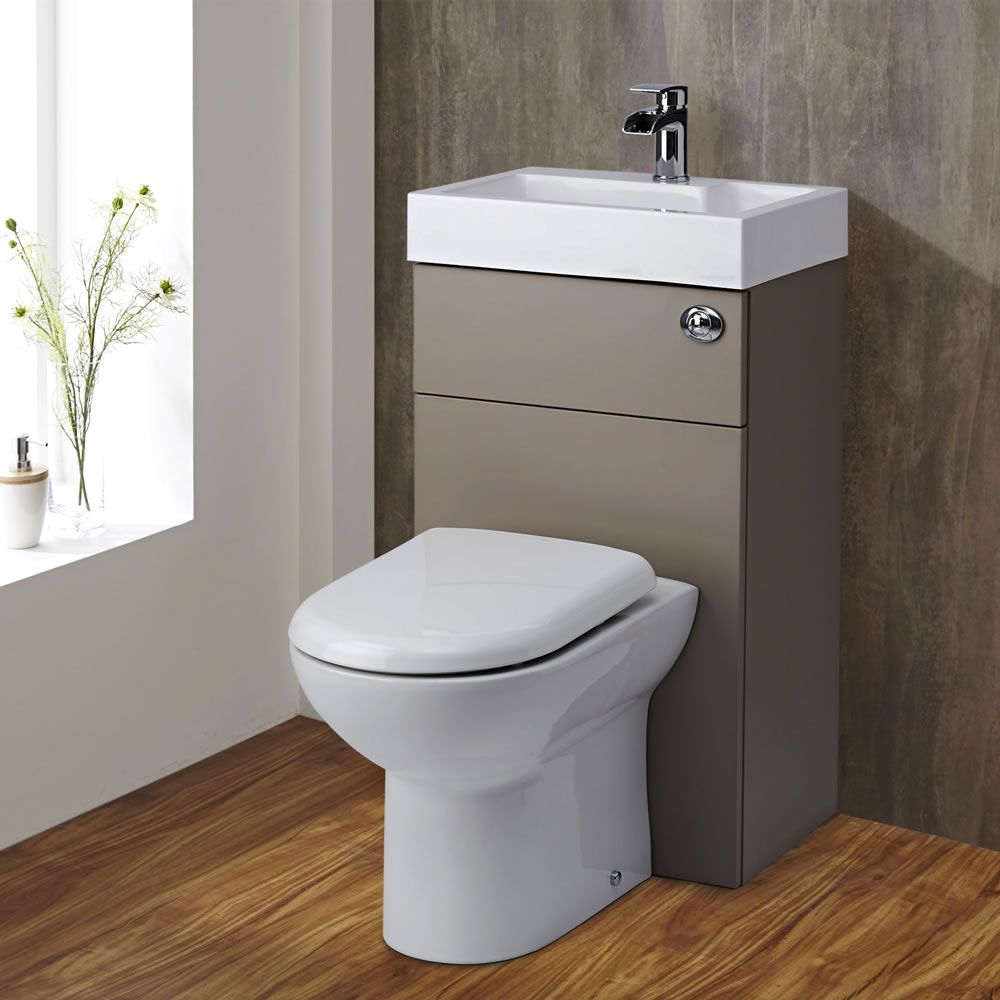Lave Main Wc Gris &amp; Blanc Géométrique avec Toilette Avec Lavabo Intégré Quebec