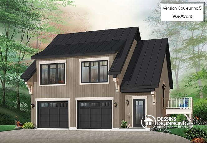 Les 59 Meilleures Images Du Tableau Plans De Garage avec Dessin Drummond Cabanon