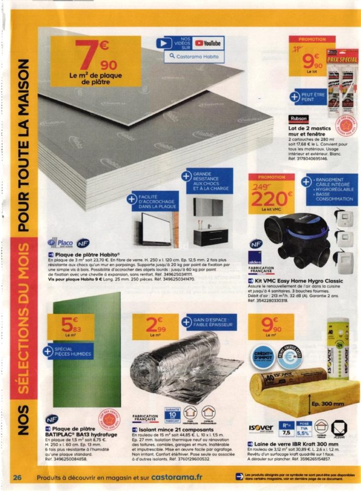 Lisse Placo Castorama – Altoservices dedans Bloc Marche Castorama