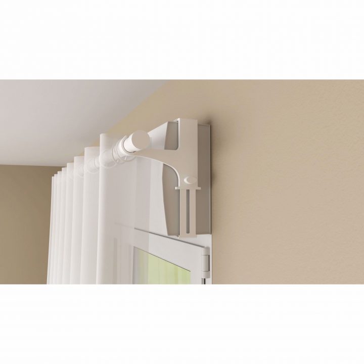 Lot De 2 Supports Sans Perçage Barre À Rideau Caisson à Rideau Acoustique 7 Couches