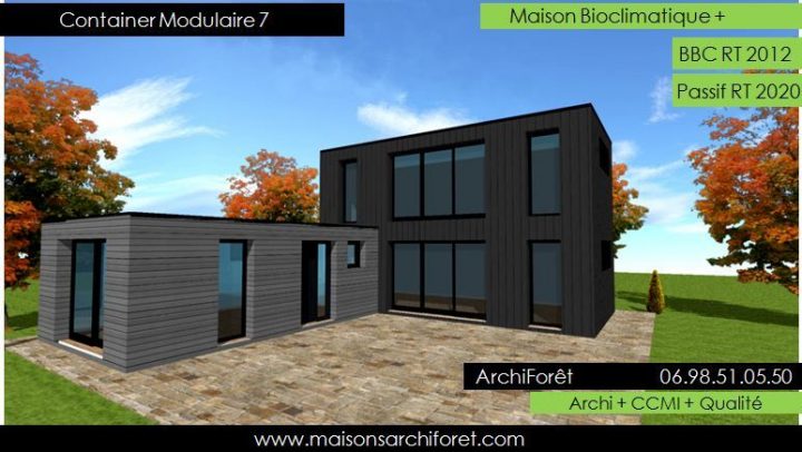 Maison Toit Plat Et Toiture Terrasse Bac Acier Ou Siplast concernant Acrotère Bac Acier