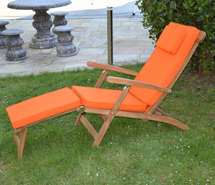 Matelas Orange Pour Chaise Longue à Matelas De Chaise Longue Gifi