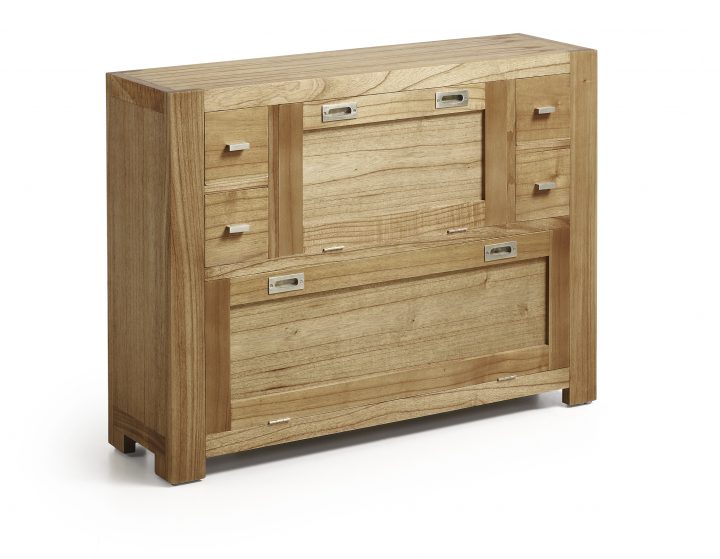 Meuble À Chaussures En Bois Naturel, 4 Tiroirs, 110*30*80 concernant Meuble Chaussure But