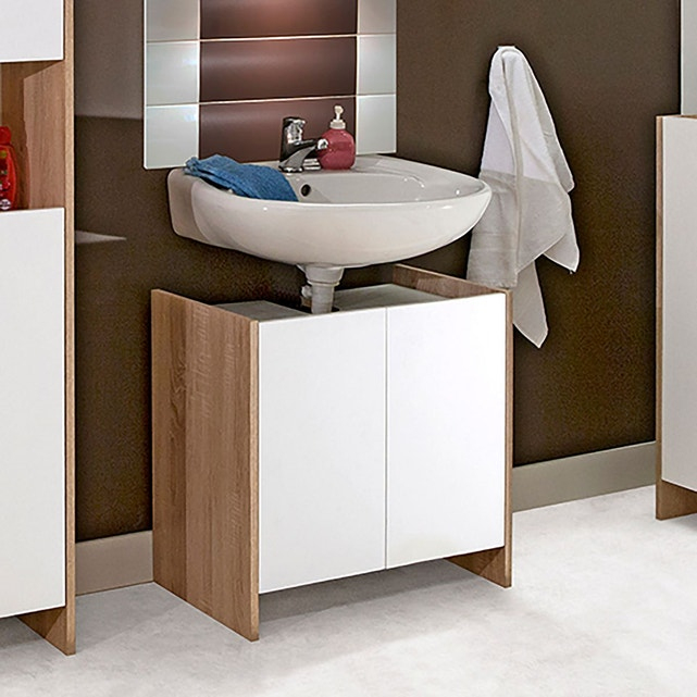 Meuble Sous-Lavabo, 2 Portes, Banero La Redoute Interieurs tout Bricomarché Meuble Sous Lavabo