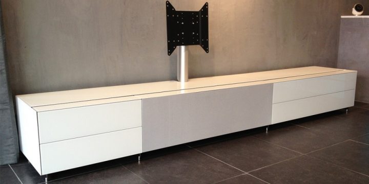 Meuble Tv Haut De Gamme Blanc serapportantà Meuble Tv Haut De Gamme Italien