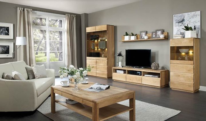 Meuble Tv Haut De Gamme En Chêne – 3 Tiroirs Et 3 Casiers encequiconcerne Meuble Télé Haut De Gamme