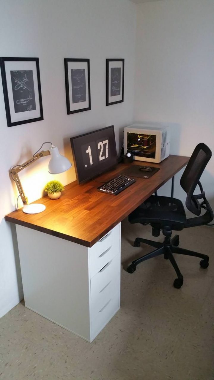 My Karlby Setup In 2020 | Home Room Design, Home Office intérieur Ikea Karlby Gaming Desk