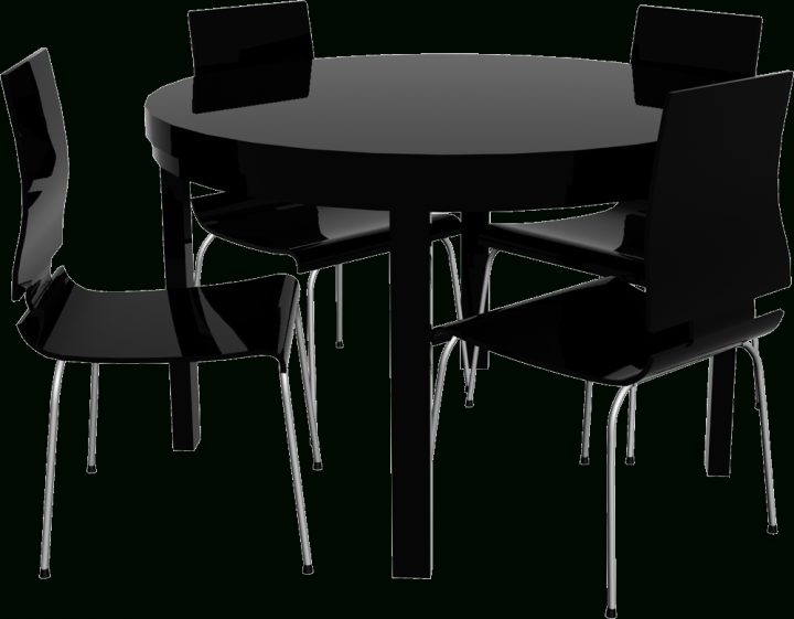 Objets Bim Et Cao – Table Ronde Bjursta Et Chaises – Ikea pour Table Ronde Extensible Ikea Bjursta