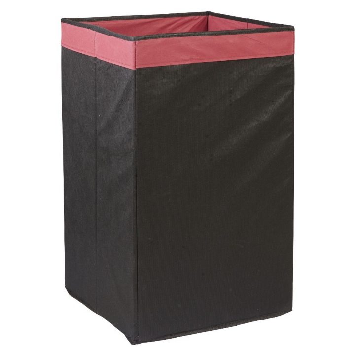 Panière À Linge Noir Et Rose – Panier Et Corbeille tout Panier À Linge Gifi Panière À Linge Noir Et Rose – Panier Et Corbeille tout Panier À Linge Gifi