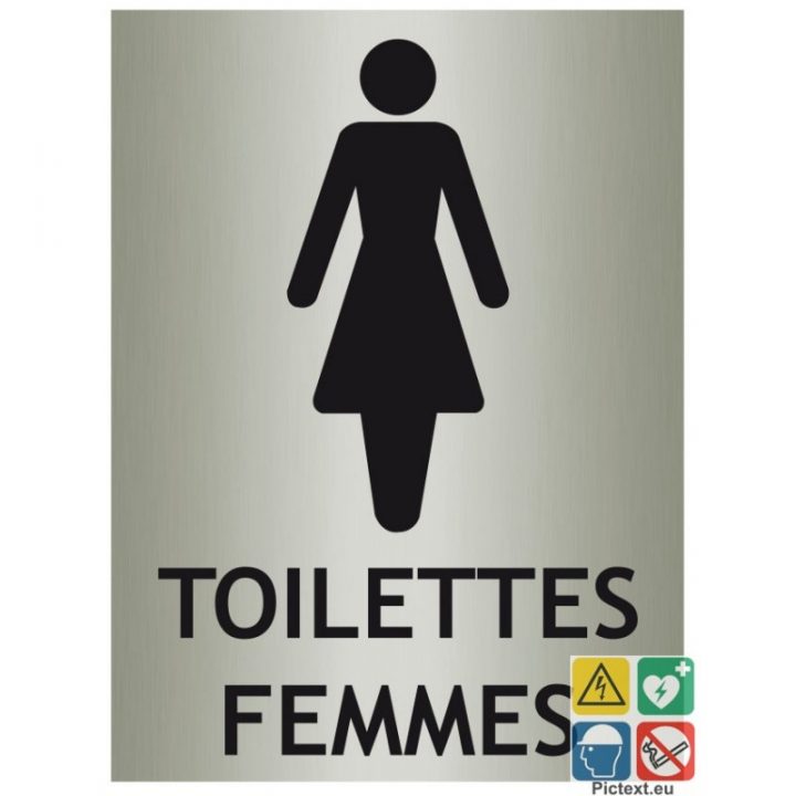 Panneau Signalisation Toilettes Femmes Iso70001 concernant Signaletique Toilette