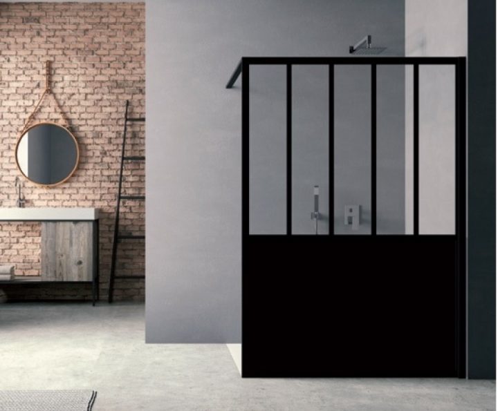 Paroi De Douche Loft Steel 100 Cm – Jacuzzi destiné Paroi Douche Verrière Castorama