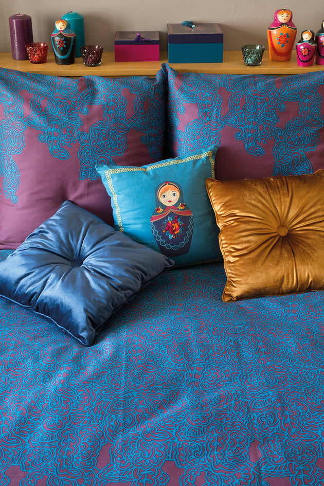 Parure De Lit Tsar Par Bouchara avec Tête De Lit Bouchara