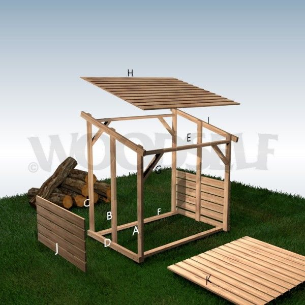 Plan Woodself | Plan Abris De Jardin, Plans De Meubles encequiconcerne Plan Cabanon Gratuit