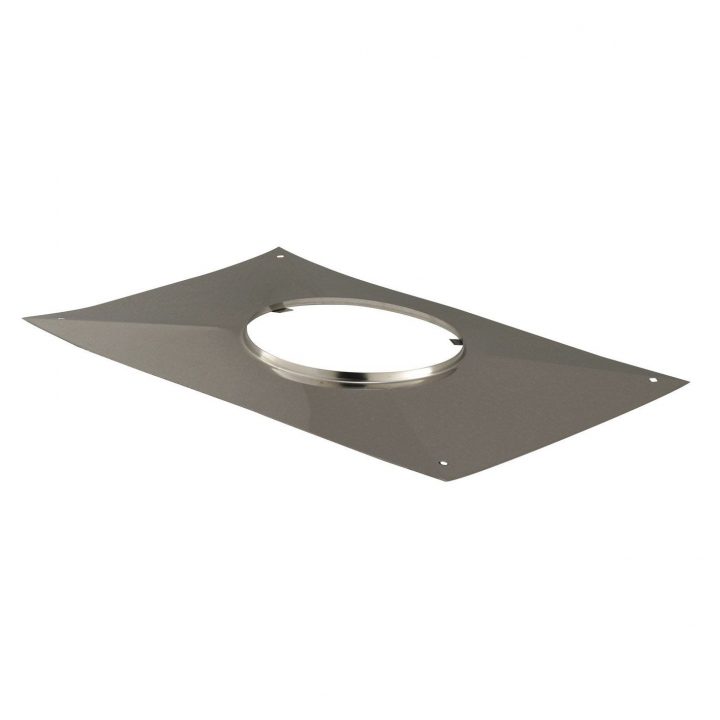 Plaque Supérieure D'Étancheite Pour Tubage Poujoulat, D à Chapeau De Cheminée Beton Leroy Merlin