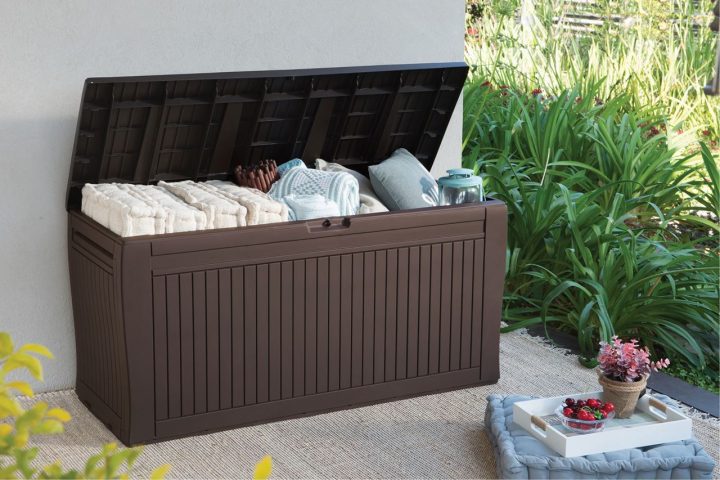 Plastic Sheds – Plastic Outdoor Storage / Comfy Storage Box concernant Coffre De Rangement Jardin Ikea