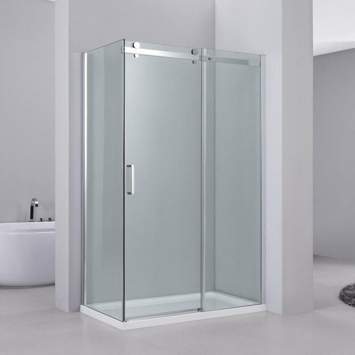 Porte De Douche Coulissante 60" Avec Panneau Latéral 36 encequiconcerne Paroi De Douche 60 Cm Avec Rabat