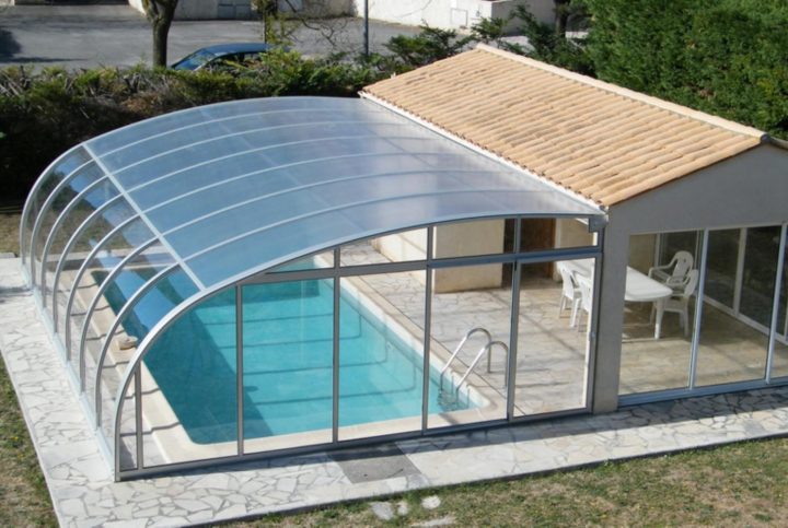 Prix Abri Pour Piscine, Prix Abri Piscine Plat Amovible concernant Abri Spa Occasion
