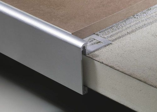 Profilé De Finition En Aluminium / Chant Droit / Pour avec Profil De Chant Reno Plan Aluminium Brossé