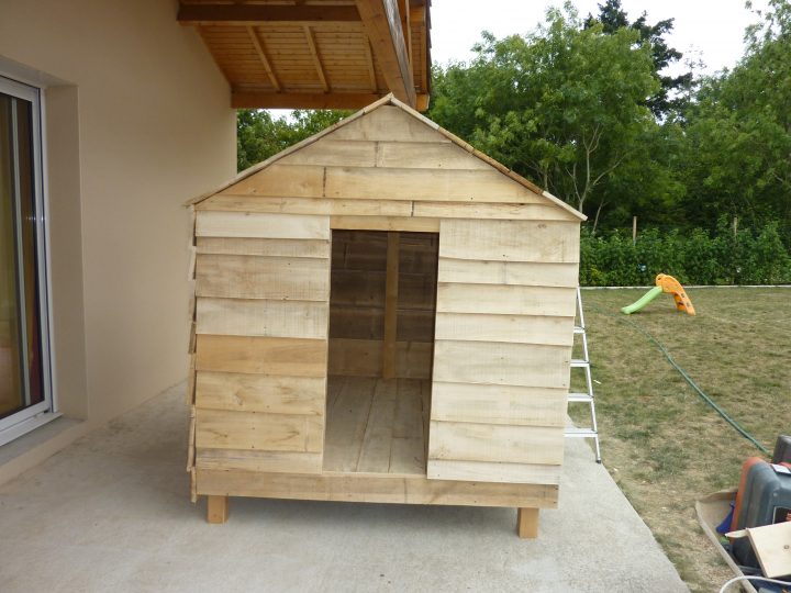 Réalisation D’une Cabane De Jardin ( Pour Enfant ) – Sebricole serapportantà Cabane En Bois Occasion Tunisie